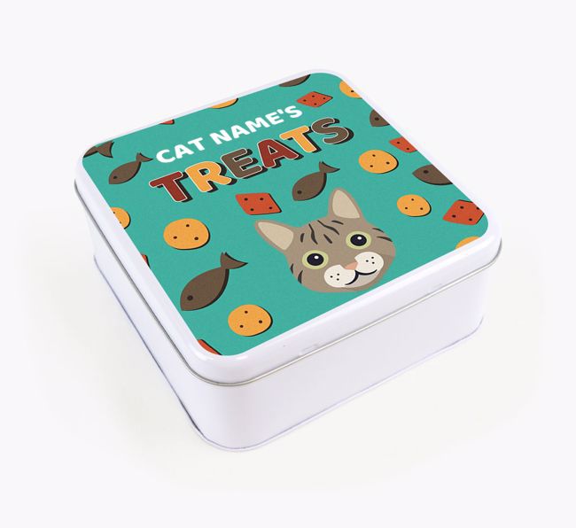 'Treats' - Personalised Treat Tin for Your {breedFullName}